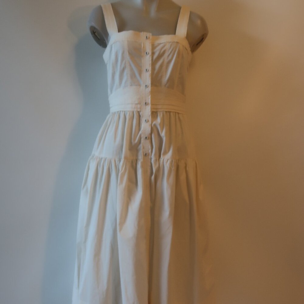 Ulla Johnson Cream Button-Front Maxi Dress - Picture 7 of 14
